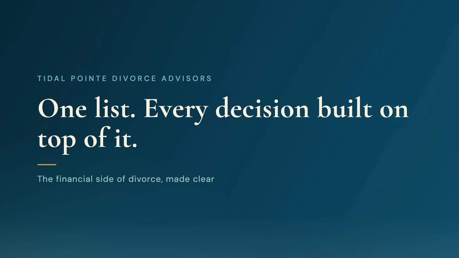 The Asset List Is a First Draft, Not a Fact